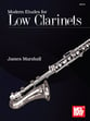 Modern Etudes for Low Clarinets cover